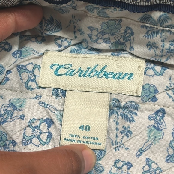 CARIBBEAN Men’s Khaki Shorts Size 40 - Picture 3 of 5